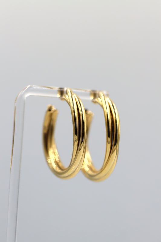 Pendientes Aro Enlazado