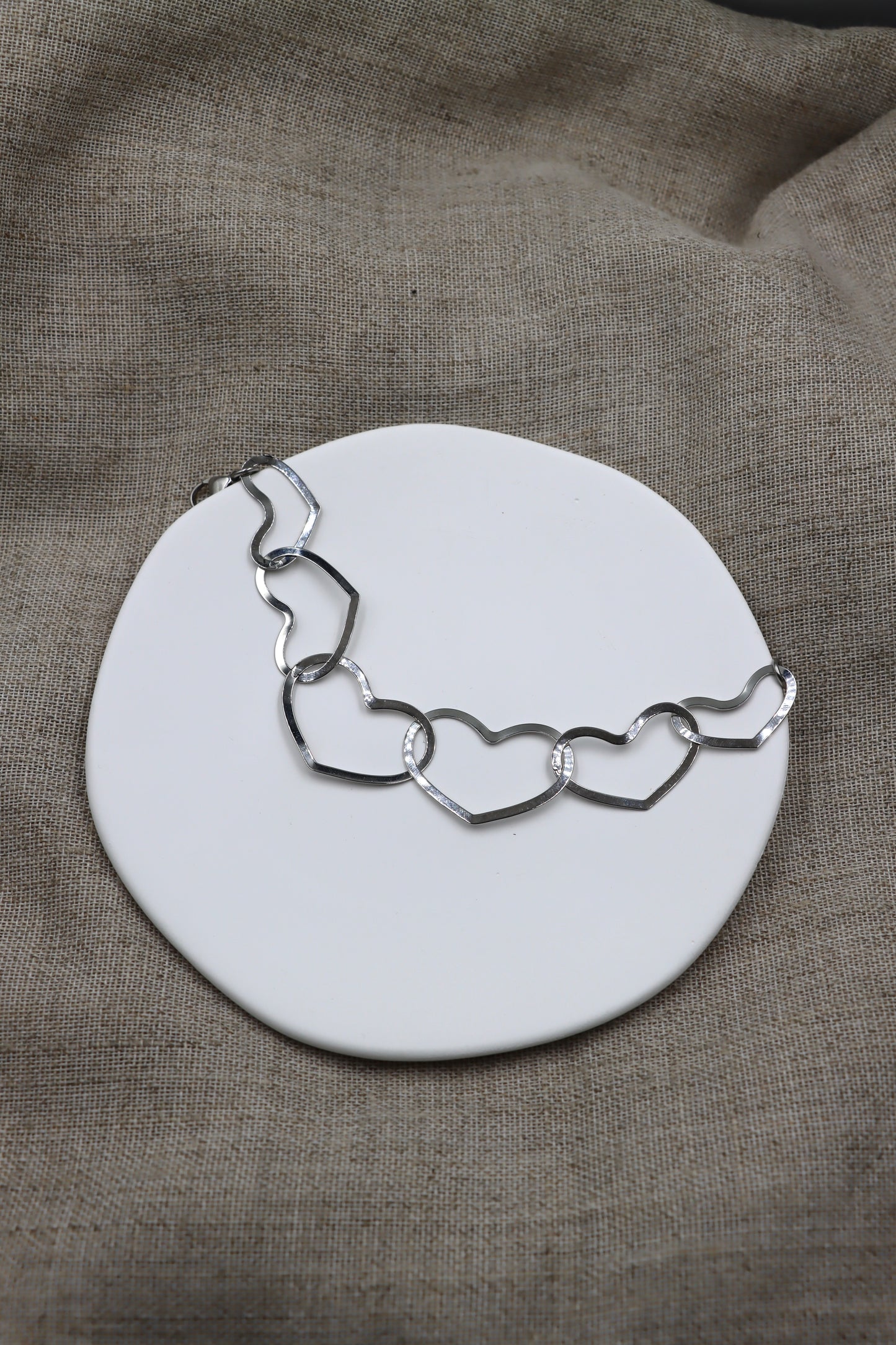 Pulsera Eslabones Corazón