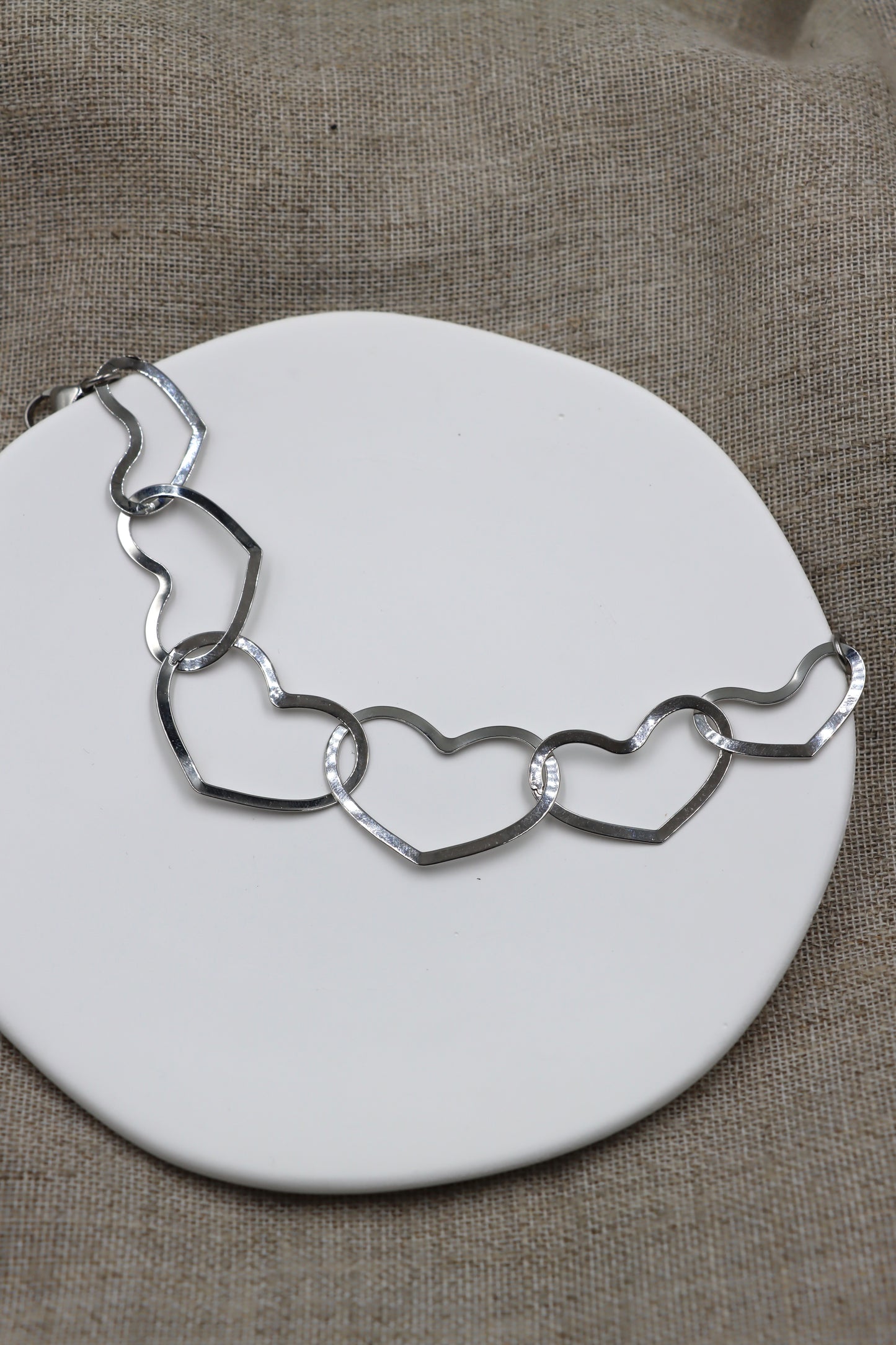 Pulsera Eslabones Corazón