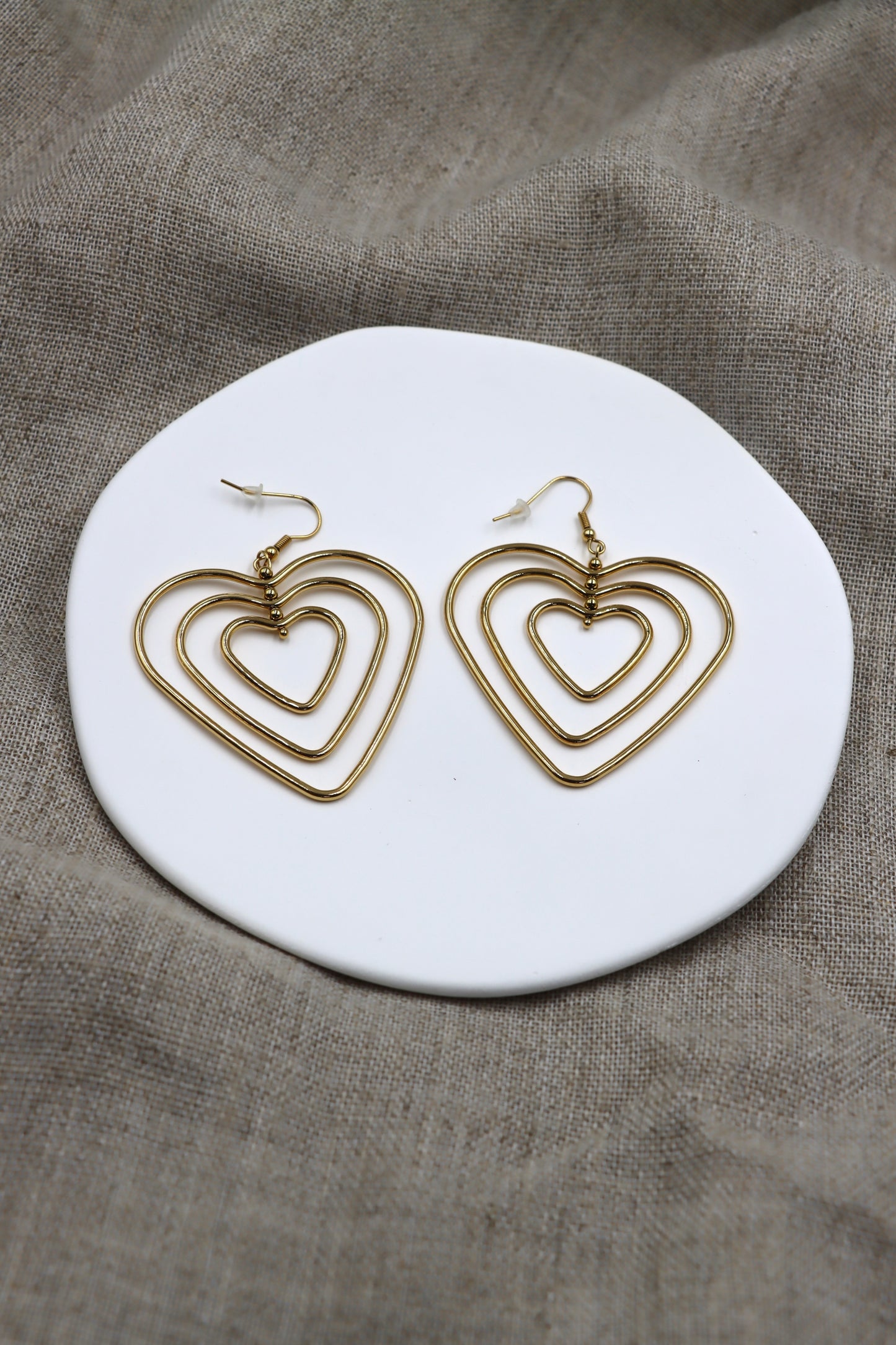 Pendientes Multi-Corazón