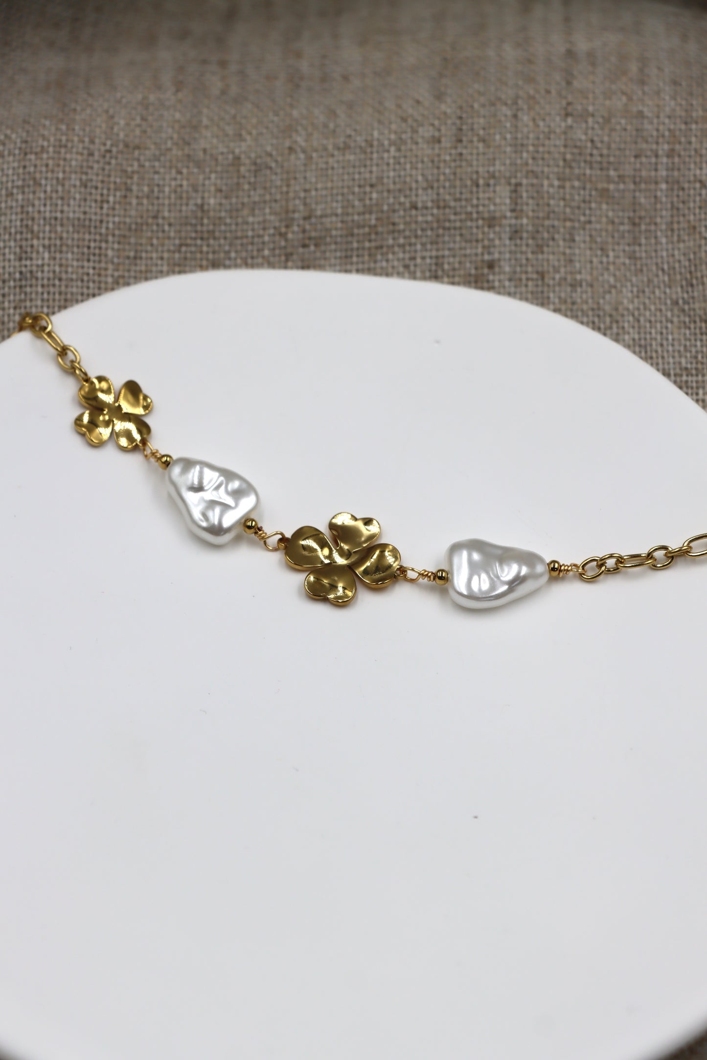 Pulsera Trébol Nacarado