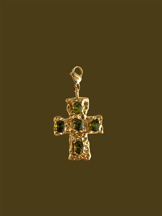 Charm cruz verdosa