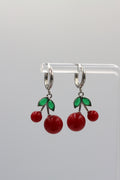 Pendientes cereza