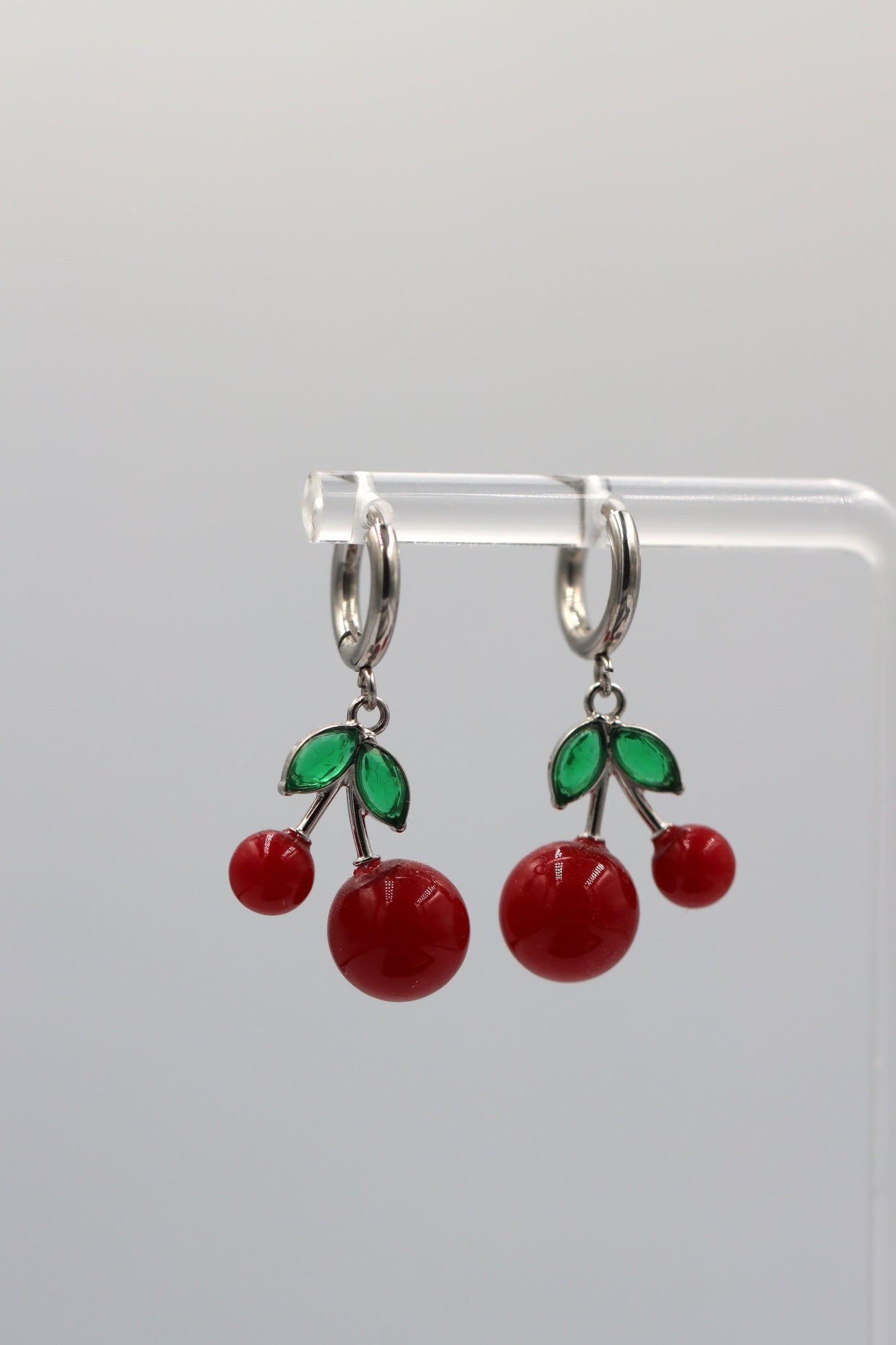 Pendientes cereza
