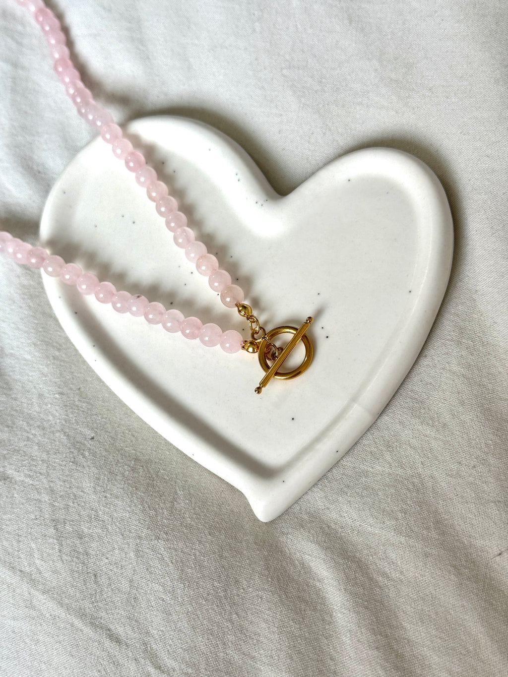 Cadena Cuarzo Rosa