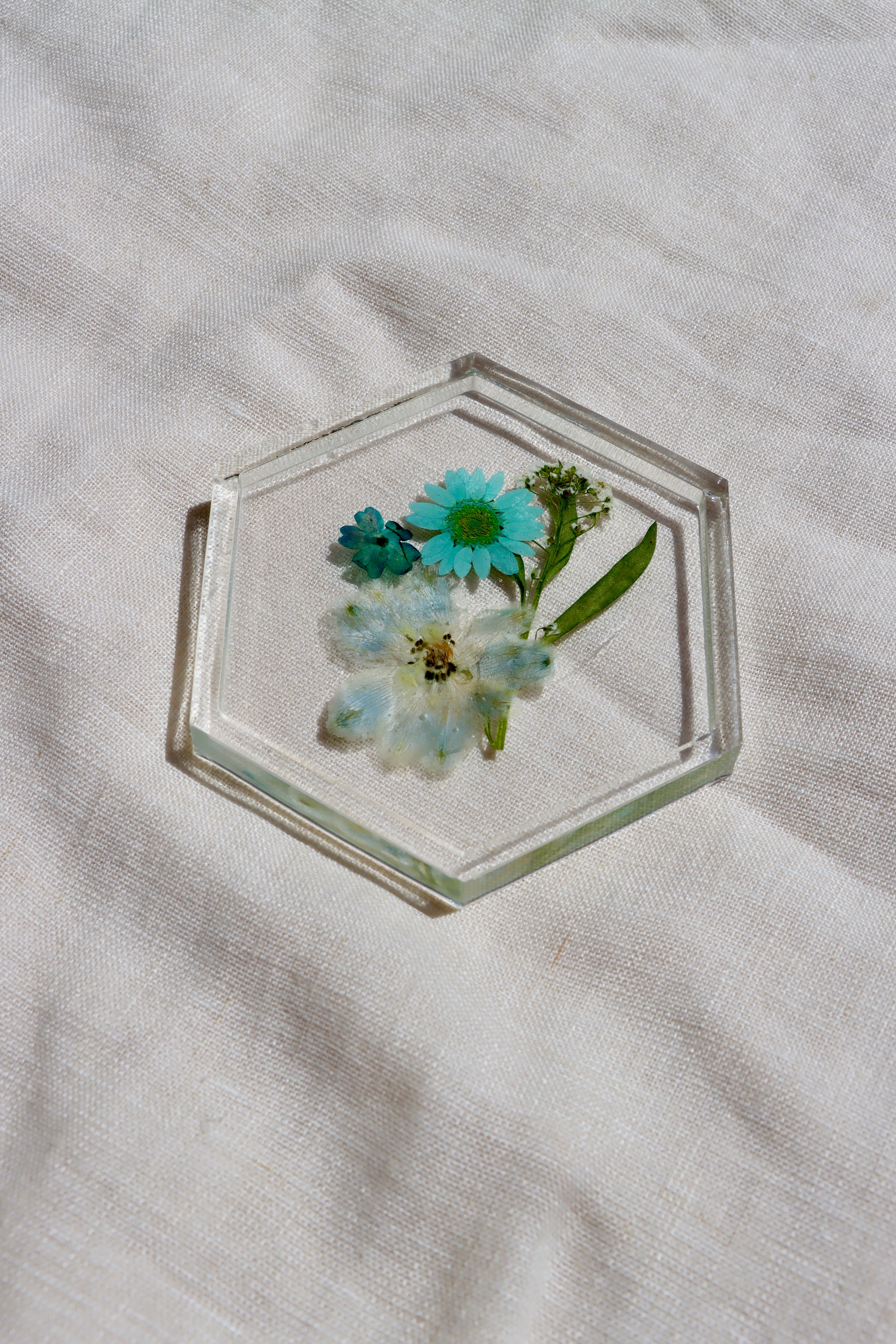 Bandeja Hexagonal Floral