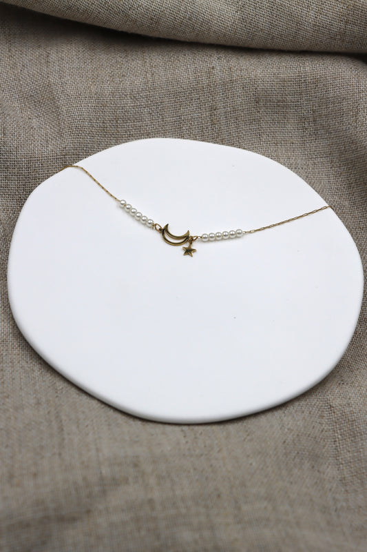 Pulsera Luna Estrellada