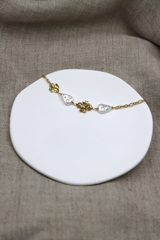 Pulsera Trébol Nacarado